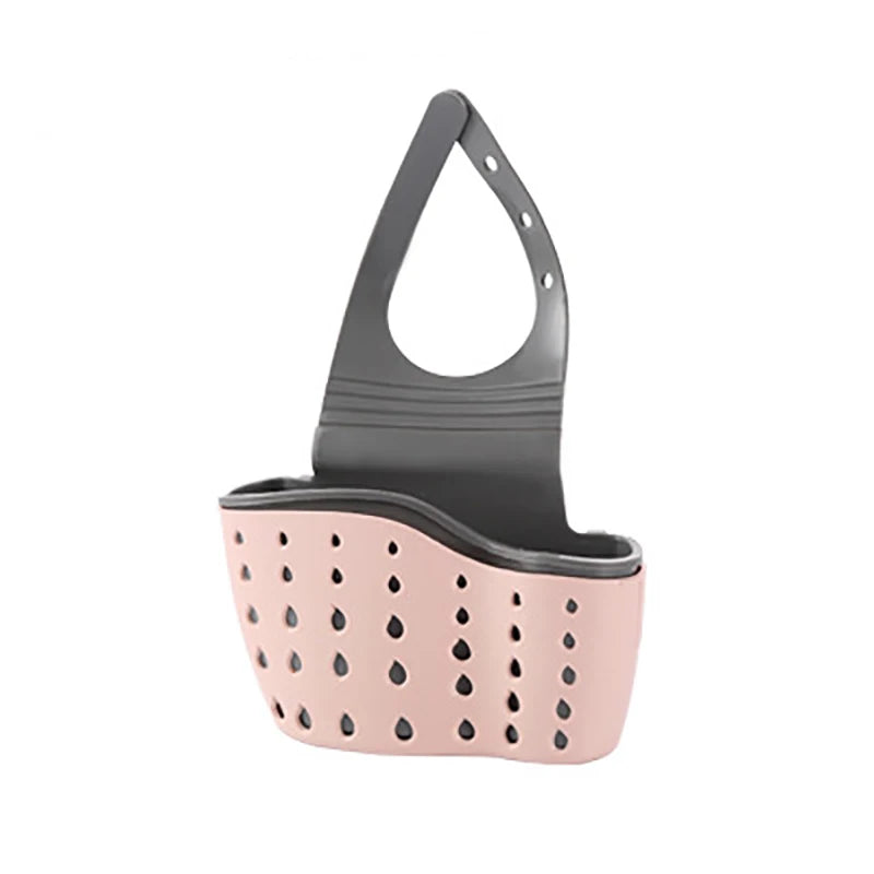 Adjustable Kitchen Sink Sponge Holder – Hanging Drain Basket