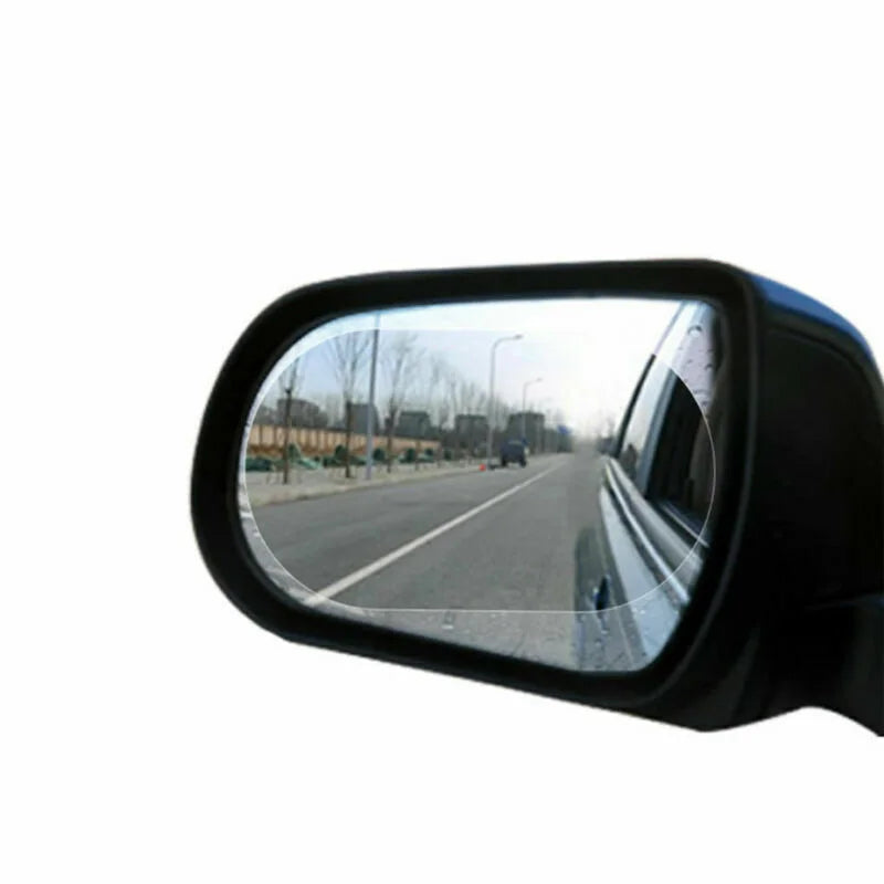 2-Pack Rainproof Rearview Mirror Film – Anti-Fog & Waterproof