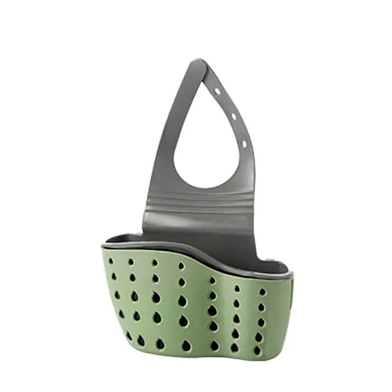 Adjustable Kitchen Sink Sponge Holder – Hanging Drain Basket
