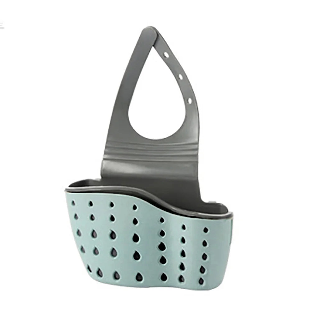 Adjustable Kitchen Sink Sponge Holder – Hanging Drain Basket