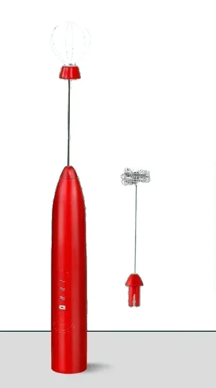 Cordless Electric Milk Frother & Handheld Kitchen Whisk