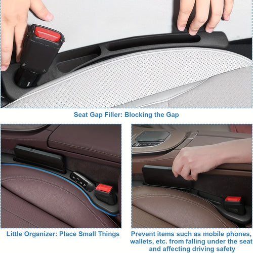 2-Pack Car Seat Gap Filler & Organizer – Universal Interior Car Accessory